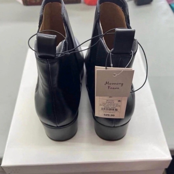 a new day Black Chelsea Ankle Booties Size 9.5 - Picture 4 of 9